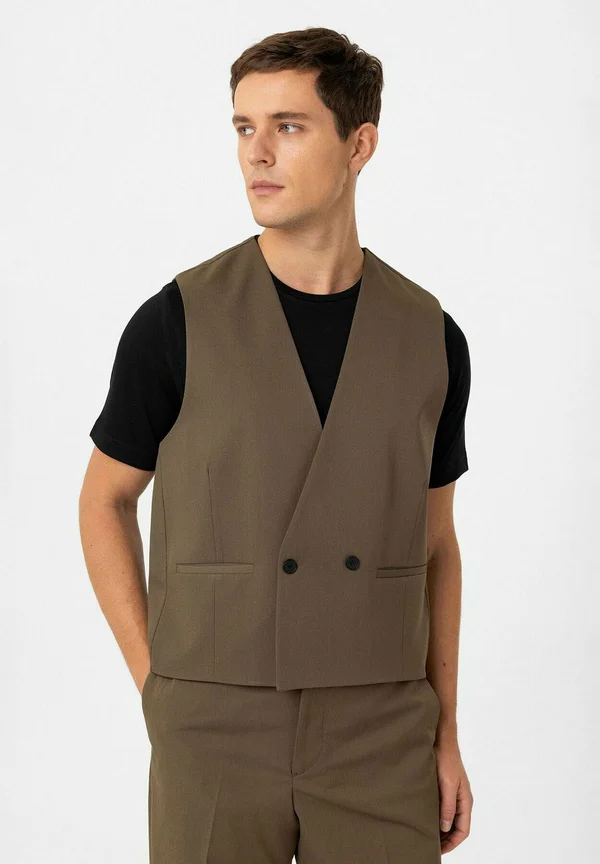 MANEL - Anzugweste - khaki