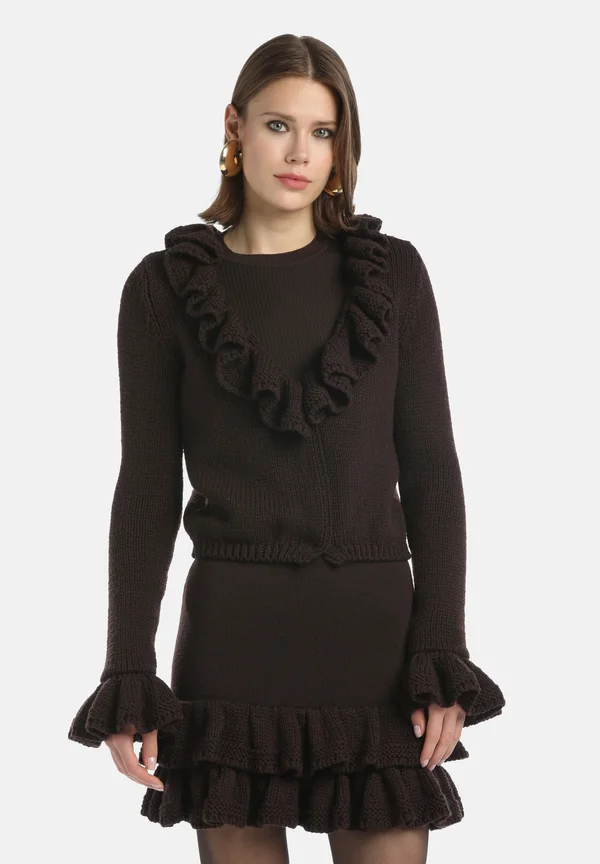 MANIAGO - Strickjacke - marrone