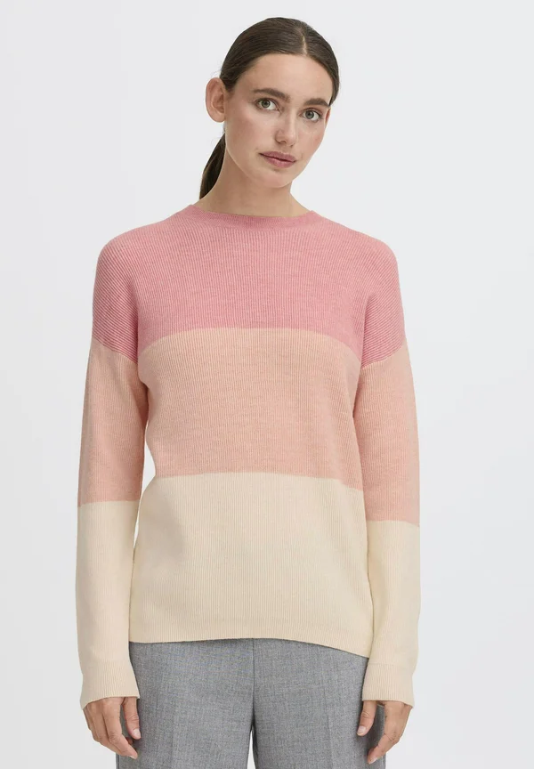 MANNY - Strickpullover - birch stripe