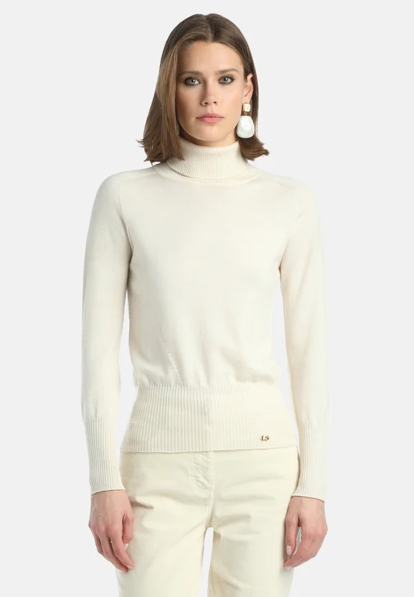 MANO - Strickpullover - panna