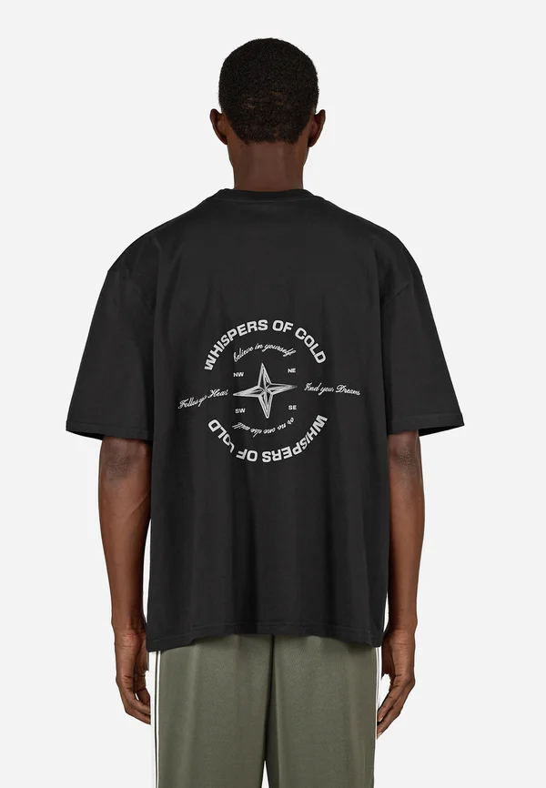 MANTUA TEE - T-Shirt print - washed black