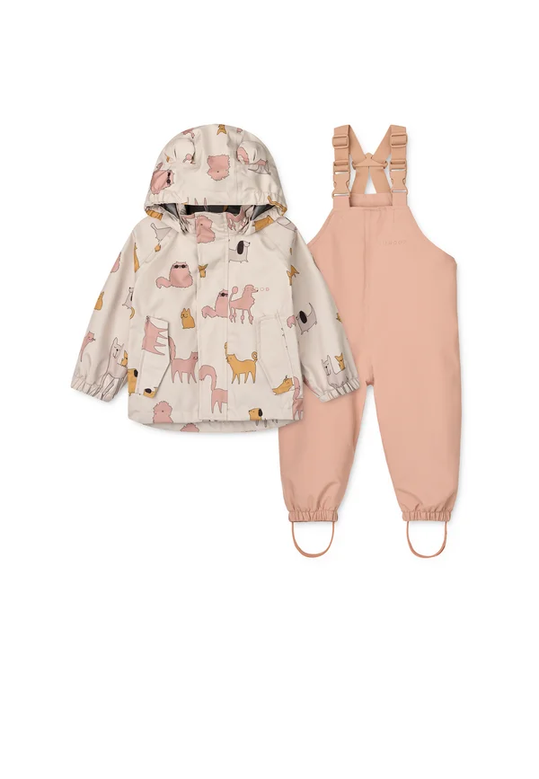 MANU SET UNISEX - Regenjacke / wasserabweisende Jacke - sandy