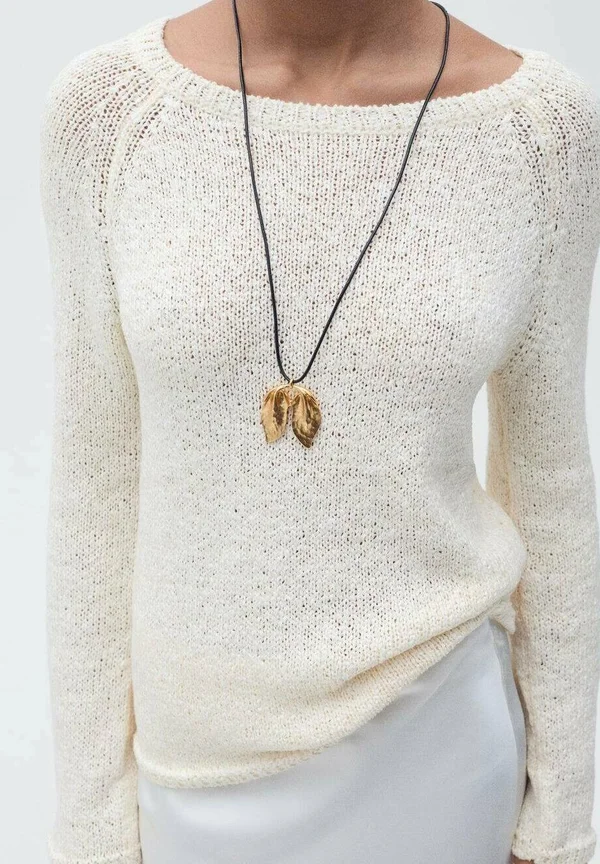 MANZANA - Strickpullover - off-white
