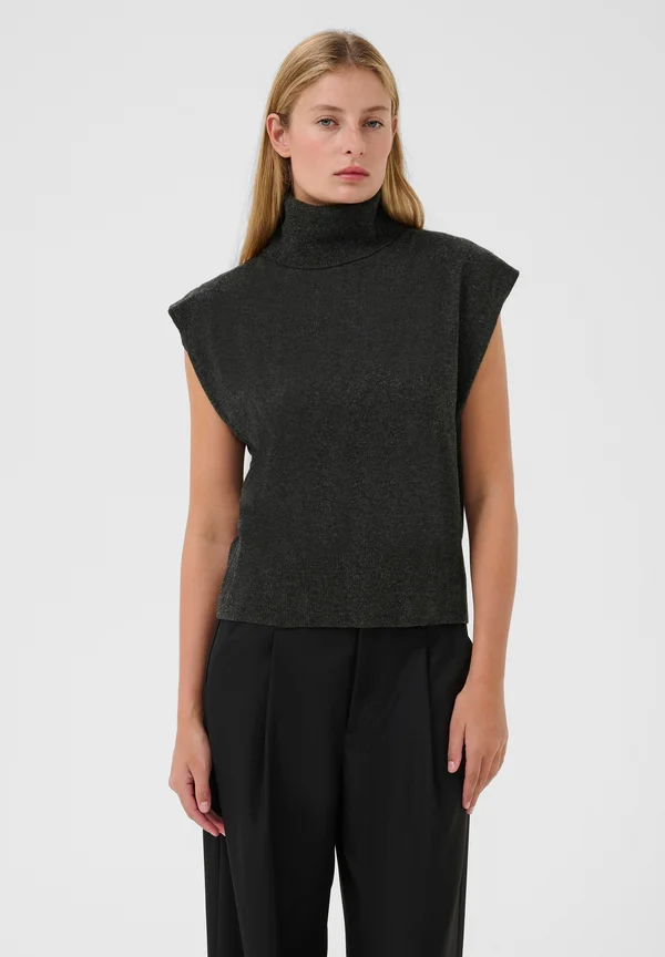 MANZI  - Strickpullover - deep graphite melange