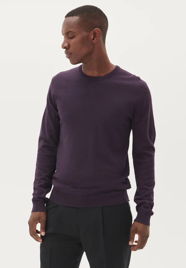 MAPETRO KNIT CREW PULLOVER - Strickpullover - nightshade melange