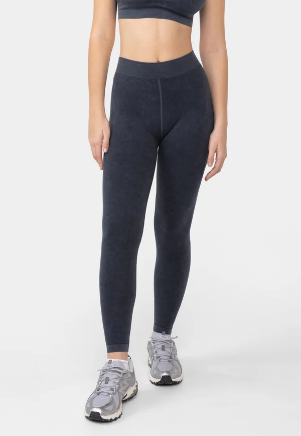 MARBLE SEAMLESS  - Tights - black