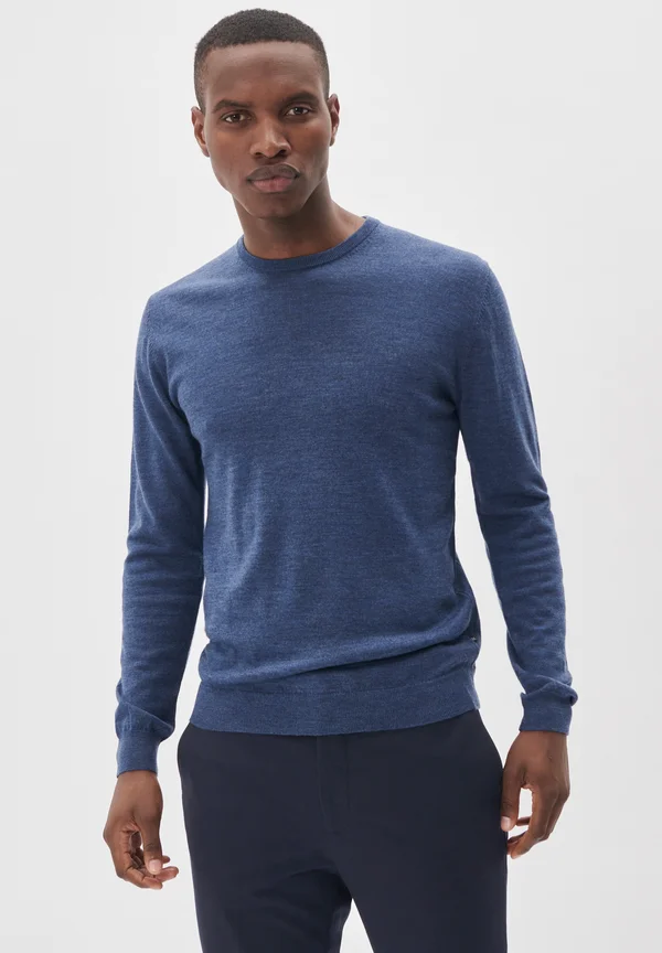 MARGRATE MERINO - Strickpullover - vintage blue