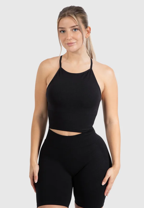 MARIA STRAP LIGHT SUPPORT TOP BH - Sport-BH mit leichter Stützkraft - schwarz