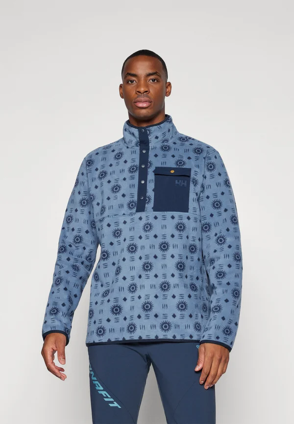 MARIDALEN PRINTED  - Fleecepullover - washed navy