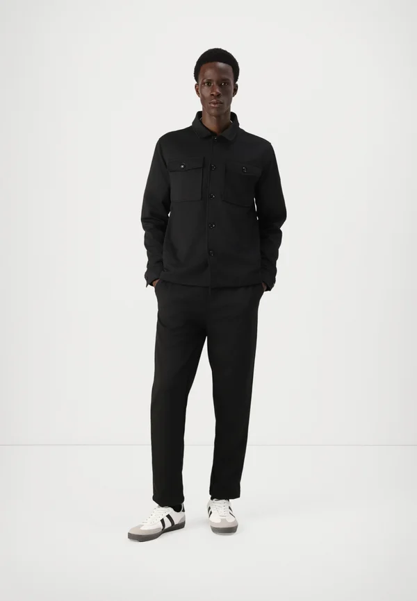 MARIO SET - Stoffhose - black
