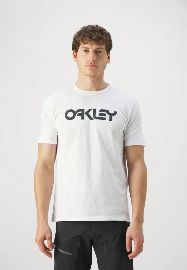 MARK TEE  - T-Shirt print - white/black
