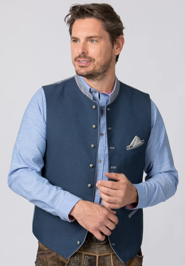 MARKUS - Weste - blau