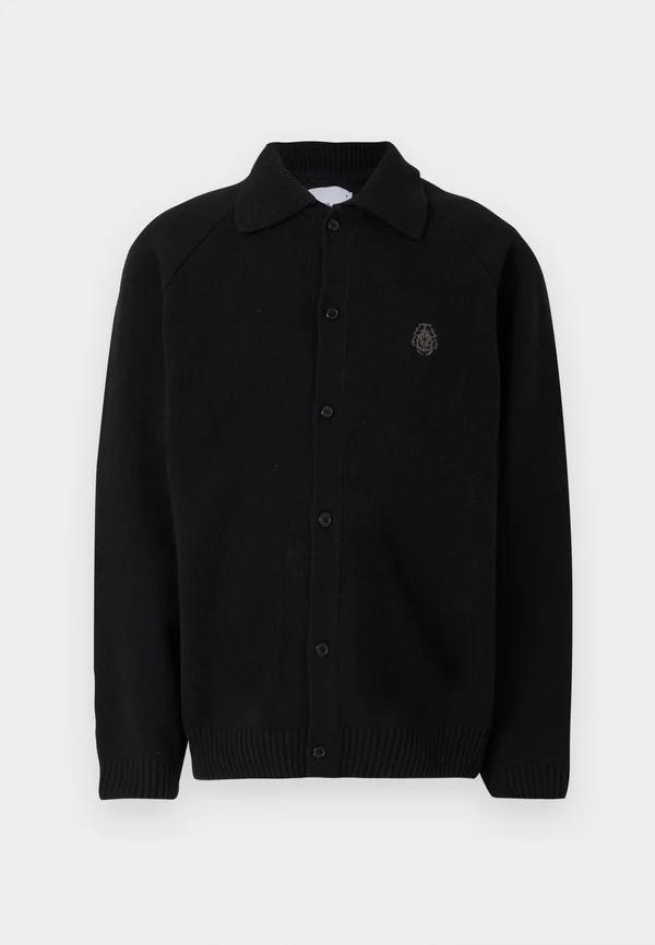 MARS CARDIGAN UNISEX - Strickjacke - black