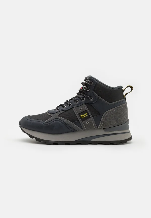 MARS - Schnürstiefelette - grey/navy