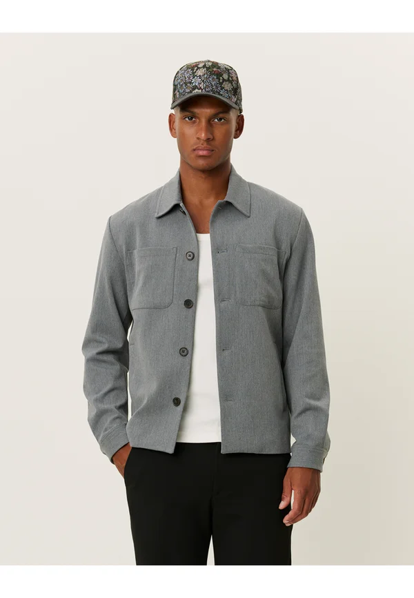 MARSEILLE HYBRID - Leichte Jacke - grey melange