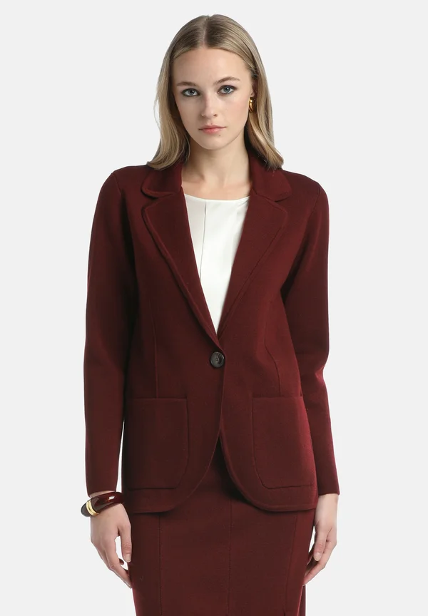 MARSI - Strickjacke - bordeaux