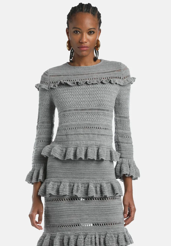 MARTESANA - Strickpullover - grigio melange