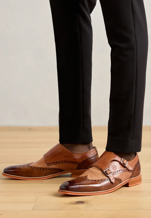 MARTIN 2 - Business-Slipper - wood/rich tan/orange