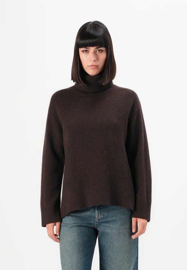 MARTINA TURTLENECK - Strickpullover - black coffee