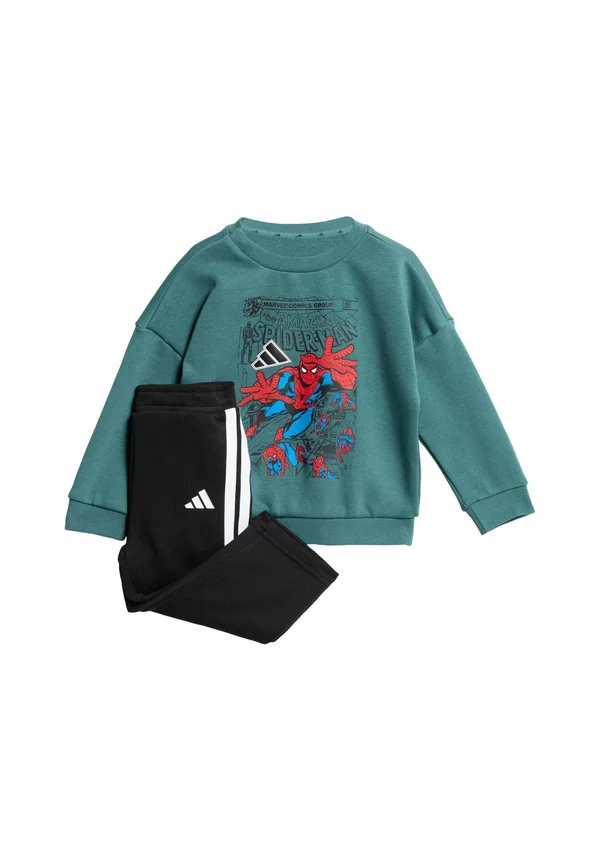 MARVEL SPIDER-MAN JOGGER SET - Trainingsanzug - preloved teal white
