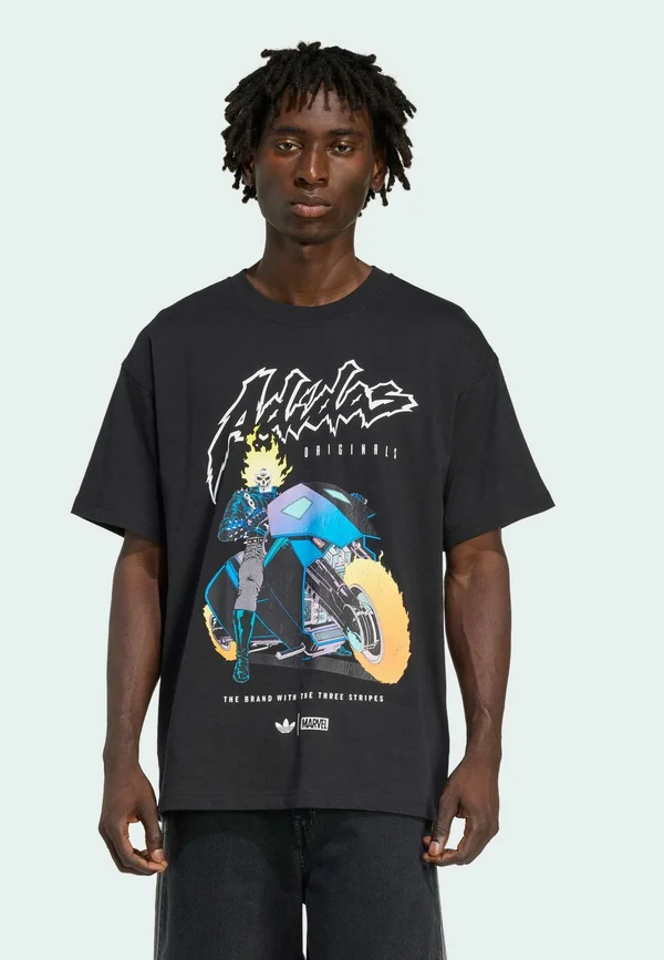 MARVEL_GHOST RIDER OVERSIZED TEE  - T-Shirt print - black