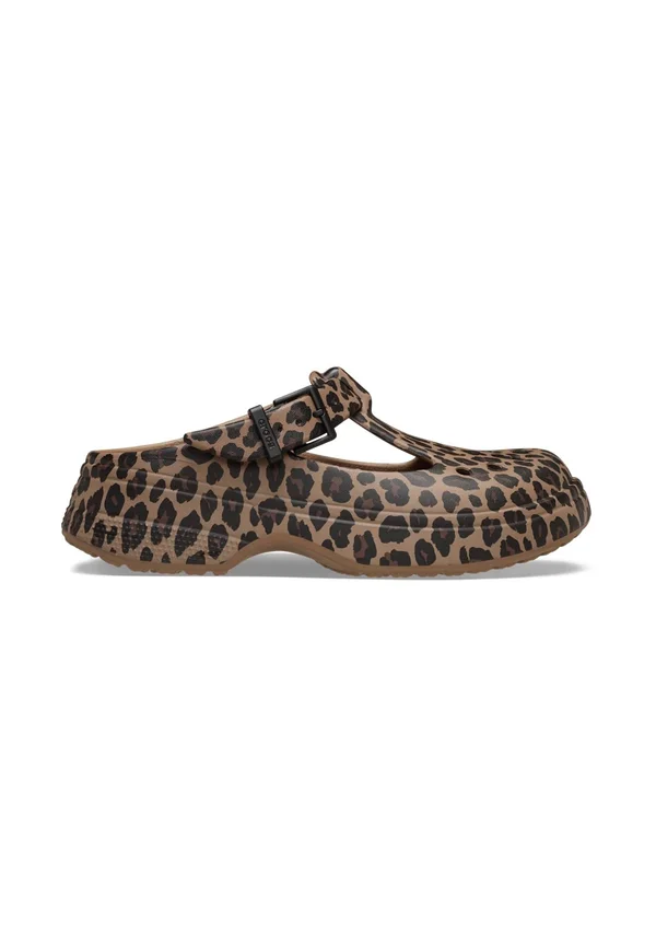 MARY JANE ANIMAL - Clogs - sepia leopard