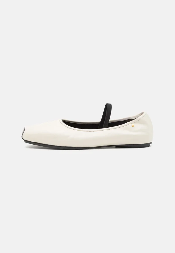 MARY JANE BALLET - Riemchenballerina - new ivory/perfect black
