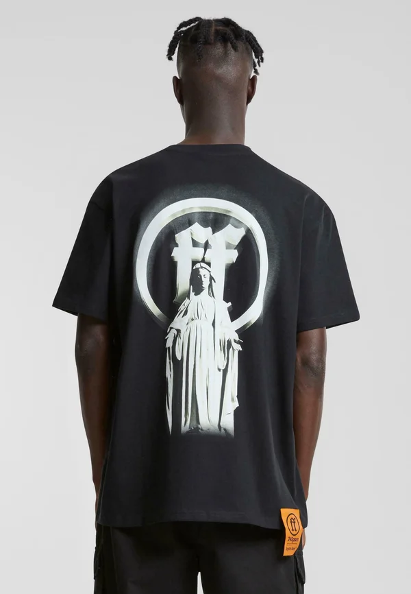 MARY TEE - T-Shirt print - black