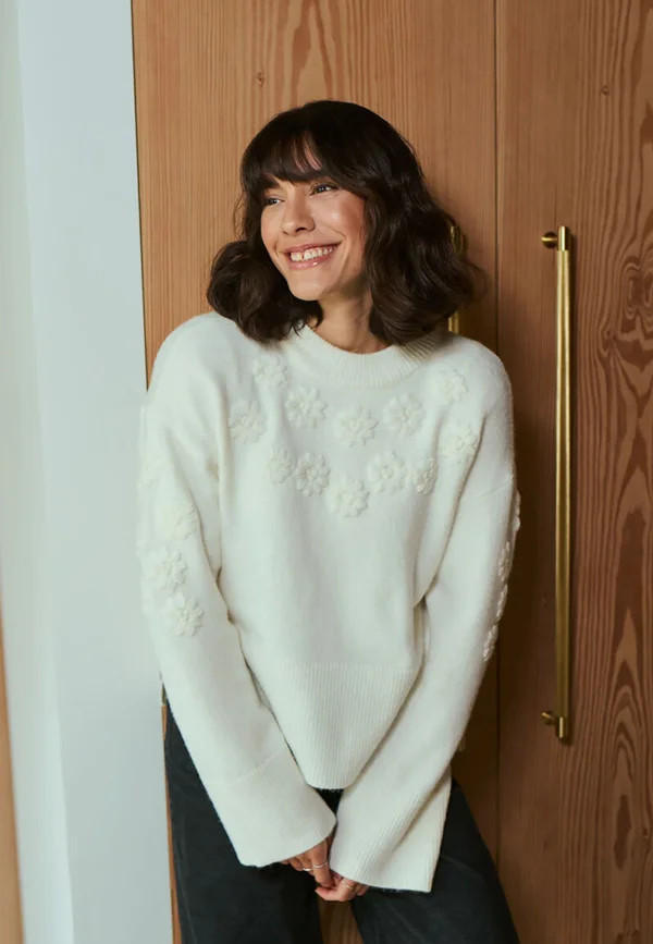 MASJA  - Strickpullover - chalk
