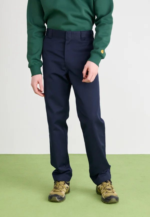 MASTER PANT - Stoffhose - dark navy rinsed