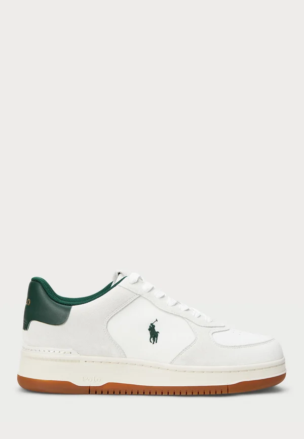 MASTERS COURT SUEDE PANELED SNEAKERUNISEX - Sneaker low - deckwash white/forest