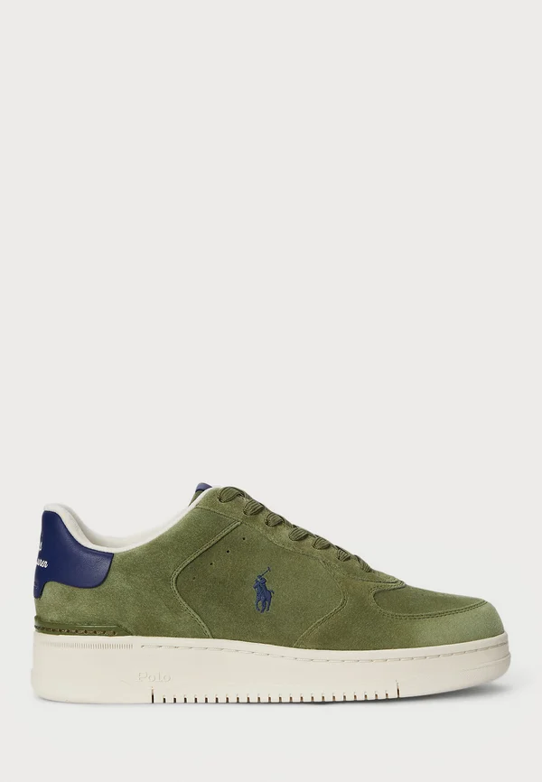 MASTERS COURT SUEDE SNEAKER UNISEX - Sneaker low - tree green/light navy