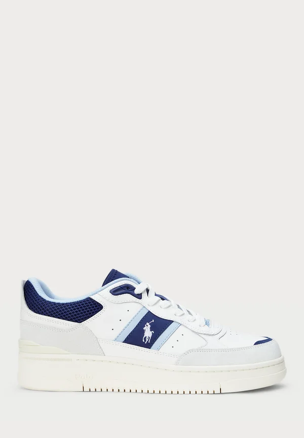 MASTERS SPORT LEATHER-SUEDE SNEAKER UNISEX - Sneaker low - bianco/navy/light blue