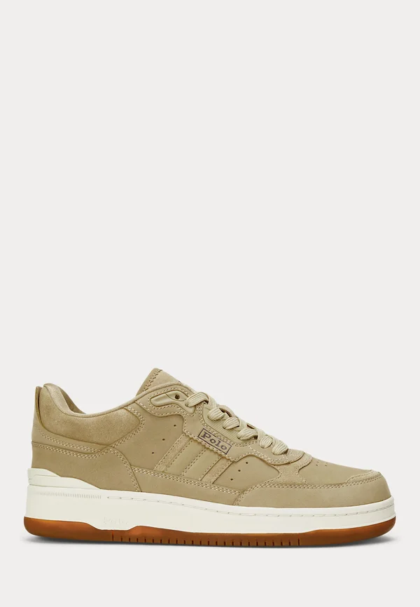 MASTERS SPORT SUEDE-NUBUCK SNEAKER - Sneaker low - bone/dark brown