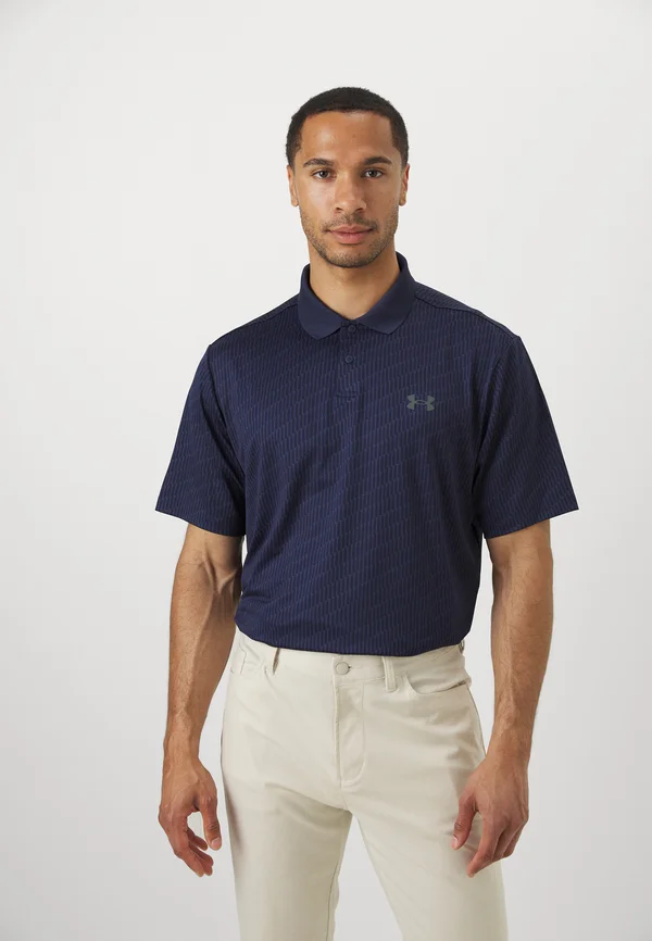 MATCHPLAY PRINTED - Poloshirt - midnight navy/washed navy/pitch gray