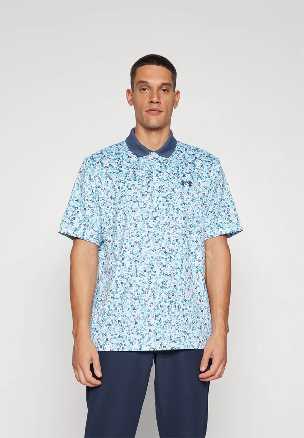 MATCHPLAY PRINTED  - Poloshirt - white/downpour gray