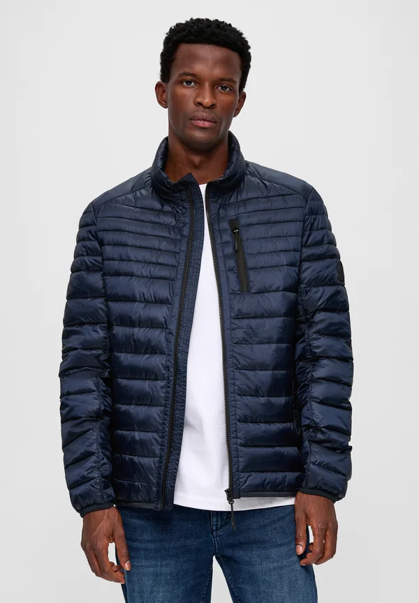 MATELASSÉE À COL DROIT - Übergangsjacke - navy