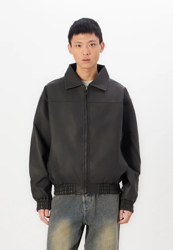 MATIAS - Kunstlederjacke - black