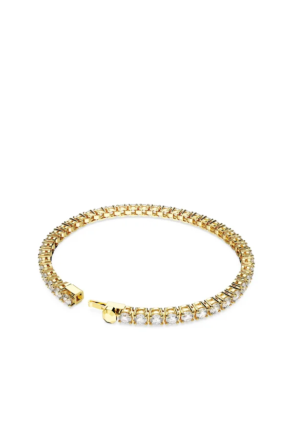 MATRIX TENNIS BRACELET ROUND CUT - Armband - gold-coloured