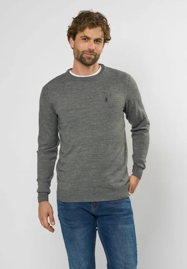 MATT - Strickpullover - grey melange