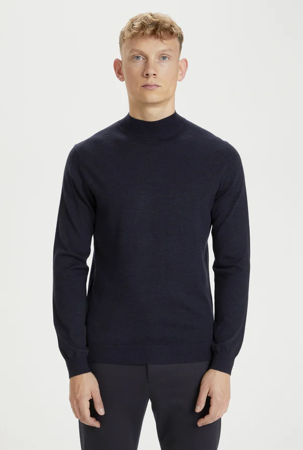 MATURTLE - Strickpullover - dark navy melange