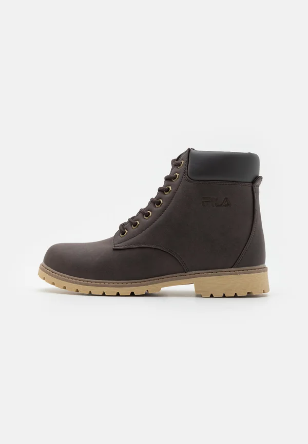 MAVERICK MID  - Schnürstiefelette - coffee bean/taupe gray