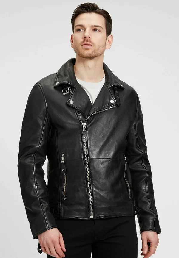 MAVRIC SF NSLV - Lederjacke - black