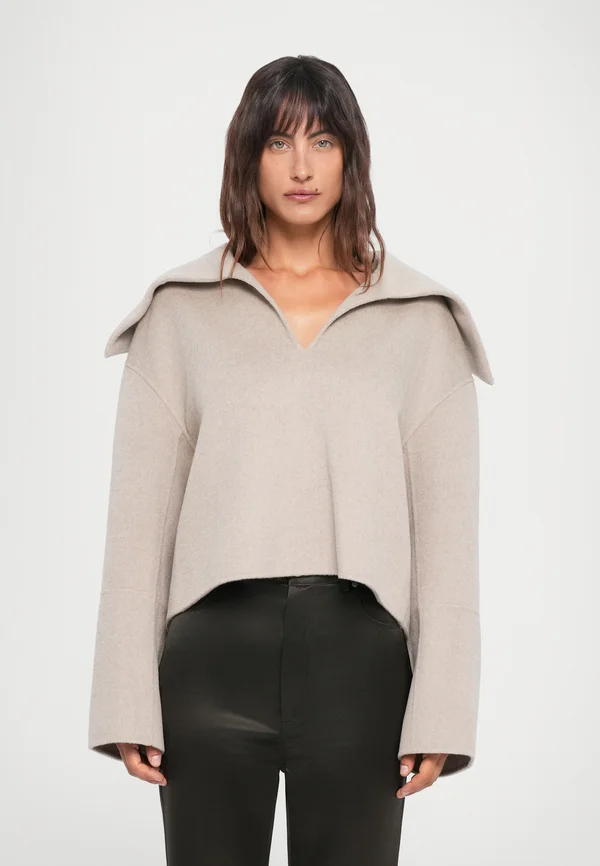 MAXE OUTERWEAR - Strickpullover - stone