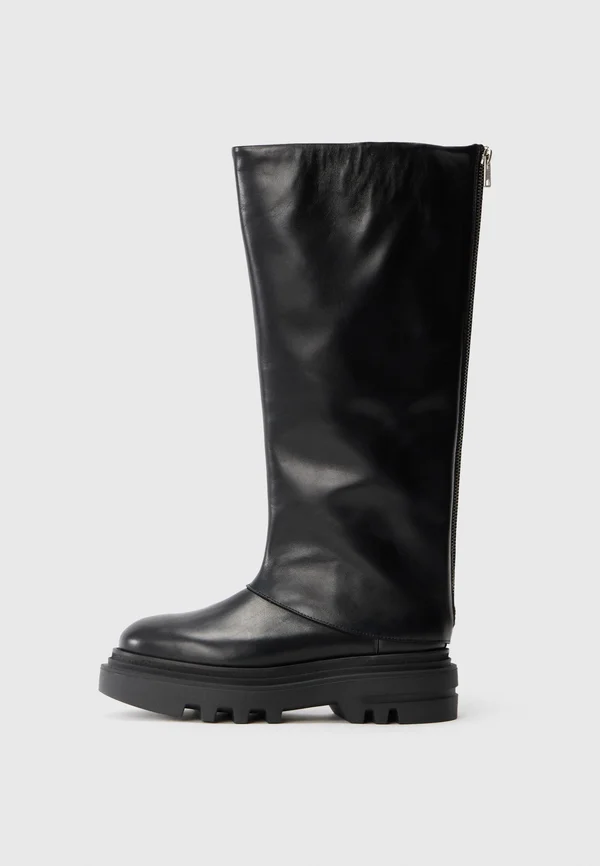 MAXIE HIGH BOOT - Plateaustiefel - black