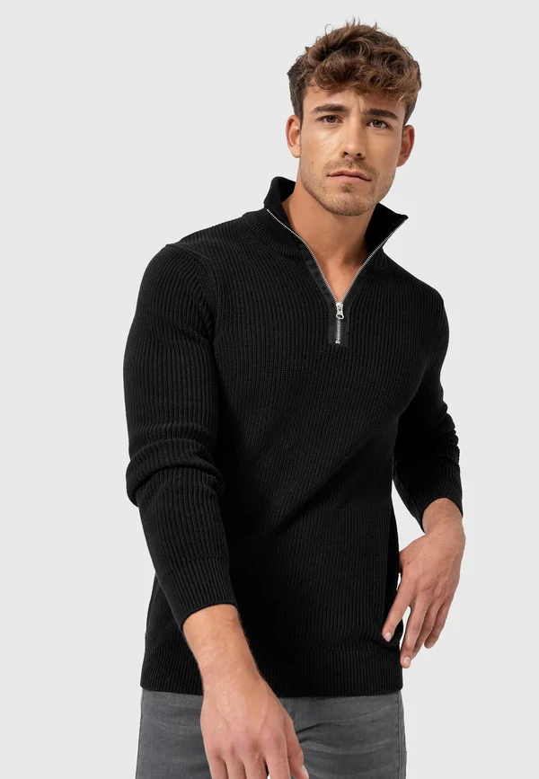 MAYER - Strickpullover - black