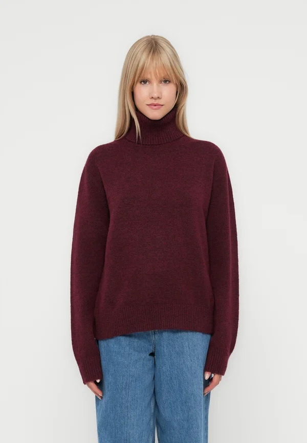 MAYOSE - Strickpullover - maroon banner