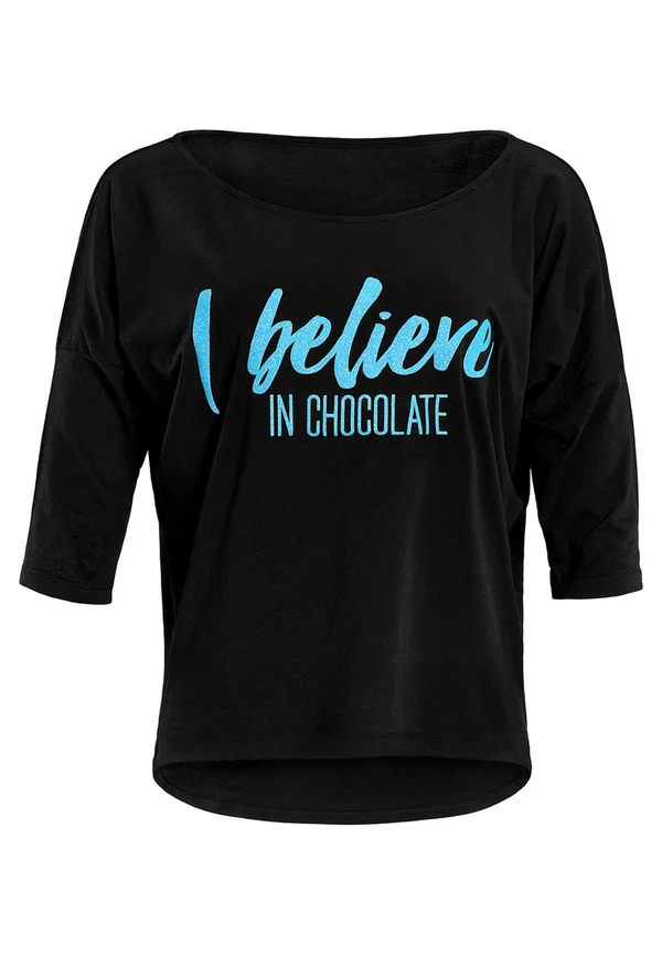 MCS001 ULTRA LIGHT - Langarmshirt - black/glitter/neon blue