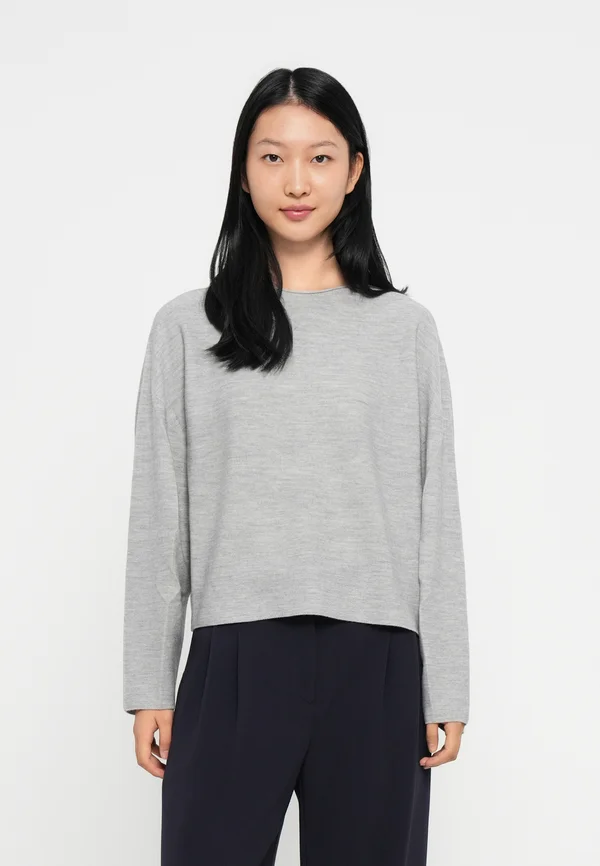 MEAMI - Strickpullover - grey