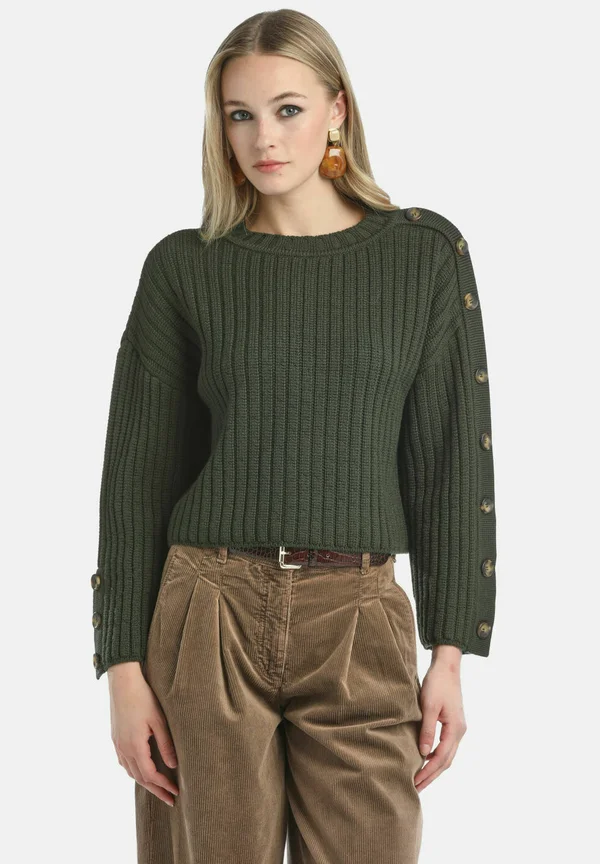 MEDIC - Strickpullover - verde cacciatore